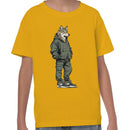 Youth's Urban Wolf Character T-shirt