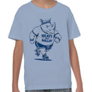 Heavy But Rollin' Roller Skating Rhino Youth T-shirt