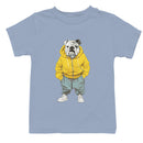 Bulldog in Yellow Hoodie Youth T-shirt