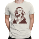 Dog with Headphones Men's T-shirt