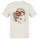 Sloth Eating Pizza Men's T-shirt