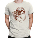 Sloth Eating Pizza Men's T-shirt