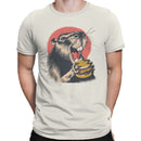 Capybara Holding Cheeseburger Men's T-shirt