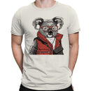 Hipster Koala with Red Glasses Men's T-shirt