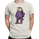 Hipster Hedgehog Men's T-shirt in Purple Tracksuit