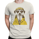Meerkat in Yellow Jacket Men's T-shirt