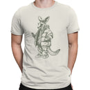 Hipster Kangaroo Hoodie Men's T-shirt