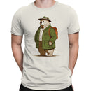 Dapper Bear Illustration Men's T-shirt