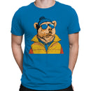Cool Bear Sunglasses Winter Hat Men's T-shirt