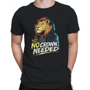 No Crown Needed Lion Motivational Men's T-shirt