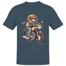 Lion Riding Motorcycle Men's T-shirt