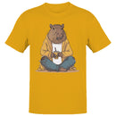 Capybara Bubble Tea Illustration Men's T-shirt