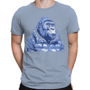 Gorilla in Puff Jacket Men's T-shirt