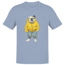 Bulldog in Yellow Hoodie Men's T-shirt