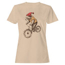 Bear Riding Bicycle Women's T-shirt