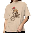 Bear Riding Bicycle Women's T-shirt