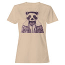 Raccoon in Leather Jacket Women's T-shirt