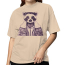 Raccoon in Leather Jacket Women's T-shirt