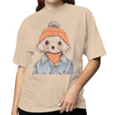 Hedgehog in Beanie Women's T-shirt