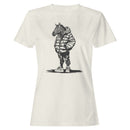 Zebra Hoodie Illustration Women's T-shirt