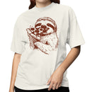 Sloth Eating Pizza Women's T-shirt