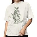 Hipster Kangaroo Hoodie Women's T-shirt