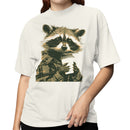 Raccoon in Plaid Shirt Women's T-shirt