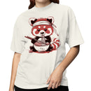 Cute Panda Eating Ramen Women's T-shirt