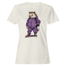 Hipster Hedgehog Purple Tracksuit Women's T-shirt