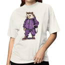 Hipster Hedgehog Purple Tracksuit Women's T-shirt