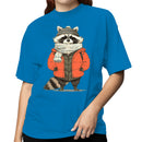 Winter Raccoon in Jacket Women's T-shirt