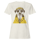 Meerkat in Yellow Jacket Women's T-shirt