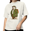 Dapper Bear in Hat and Coat Women's T-shirt