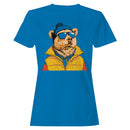 Bear in Sunglasses Winter Hat Women's T-shirt
