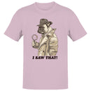 Detective Bulldog I Saw That Quote Men's T-shirt