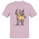 Men's T-shirt: Rhino Taking Selfie in Casual Outfit
