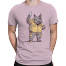 Men's T-shirt: Rhino Taking Selfie in Casual Outfit