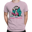 Otterly Exhausted Funny Animal Men's T-shirt