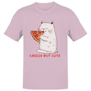 Cheesy Cat Eating Pizza Men's T-shirt