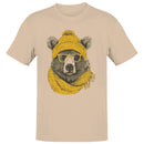 Bear with Glasses Winter Accessories Men's T-shirt