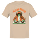 Feeling Froggy DJ Frog Turntables Men's T-shirt
