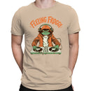 Feeling Froggy DJ Frog Turntables Men's T-shirt