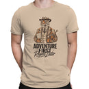 Adventure First Regret Later Tiger Men's T-shirt