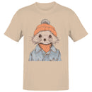 Hedgehog in Beanie Men's T-shirt