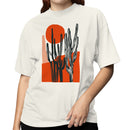 Minimalist Cactus and Sun Women's T-shirt