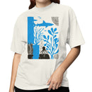 Shark and Octopus Ocean Scene Women's T-shirt