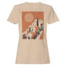 Mediterranean Sunset Illustration Women's T-shirt