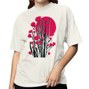 Cactus and Wildflowers Pink Sun Women's T-shirt