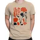 Desert Skull with Succulents Men's T-shirt