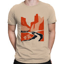 Abstract Desert Canyon Landscape Men's T-shirt